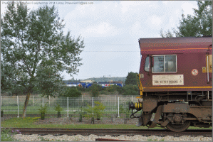 La 66045 stationne dans le port de Limay en Juillet 2014