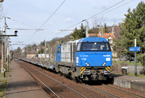 Train EUROPORTE Les Mureaux Batilly 09 mars 2012 Nézel