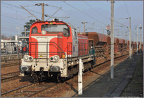 La BB 425 VFLI manoeuvre à Vernouillet Verneuil le 14 mars 2014
