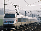 RAME TGV Atlantique ROUEN LYON - MAREIL SUR MAULDRE MARS 2006