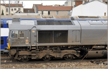 Poissy 5 février 2015 - Locomotive AKIEM louée à VFLI